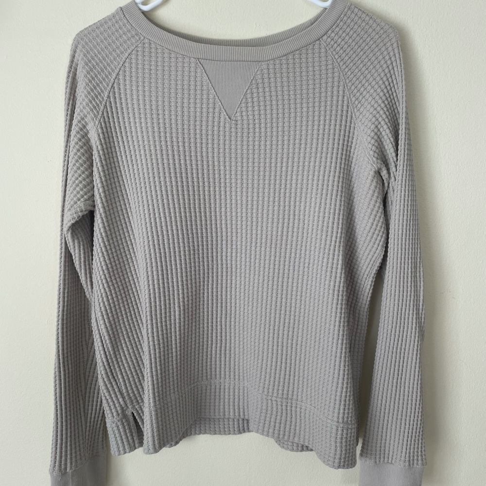 Lightly Worn Waffle Knit Sweater